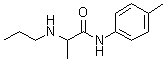 structure of CAS# 744961-76-0, N-(4-甲基苯基)-2-(丙基氨基)丙酰胺