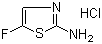 structure of CAS# 745053-64-9, 5-Fluorothiazol-2-amine hydrochloride