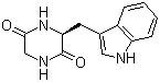 Cyclo(glycyl-L-tryptophyl) molecular structure (CAS 7451-73-2)