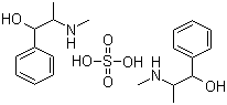 structure of CAS# 7460-12-0, 伪麻黄碱硫酸盐