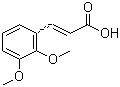 CAS # 7461-60-1, 2,3-Dimethoxycinnamic acid, 3-(2,3-Dimethoxyphenyl)-2-propenoic acid