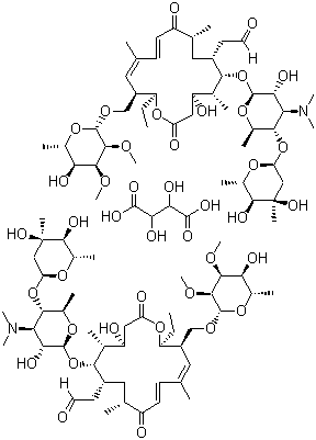 CAS 登录号：74610-55-2, 酒石酸泰洛星, 酒石酸泰乐菌素