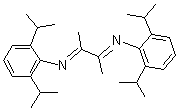 CAS # 74663-77-7, 2,3-Bis(2,6-diisopropylphenylimino)butane, N,N'-Bis(2,6-diisopropylphenyl)-2,3-butanediimine, N,N'-Bis-(2,6-diisopropylphenyl)butane-2,3-diimine