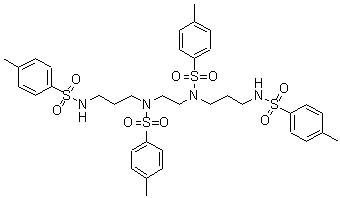CAS 登录号：74676-47-4, N,N'-1,2-乙烷二基双[4-甲基-N-[3-[[(4-甲基苯基)磺酰基]氨基]丙基]苯磺酰胺]