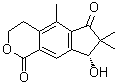 CAS # 74730-10-2, Pterolactone A, (8R)-3,4,7,8-Tetrahydro-8-hydroxy-5,7,7-trimethylcyclopenta[g]-2-benzopyran-1,6-dione