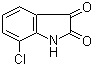 CAS # 7477-63-6, 7-Chloroisatin, 7-Chloro-1H-indole-2,3-dione, 7-Chloro-2,3-dihydro-1H-indole-2,3-dione, 7-Chloroindoline-2,3-dione