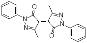 4,4'-Bis(1-phenyl-3-methyl-5-pyrazolone) molecular structure (CAS 7477-67-0)