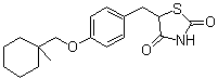 CAS # 74772-77-3, 5-[[4-[(1-Methylcyclohexyl)methoxy]phenyl]methyl]-2,4-thiazolidinedione, ADD 3878, Ciglitazone, U 63287