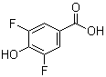 structure of CAS# 74799-63-6, 3,5-Difluoro-4-hydroxybenzoic acid