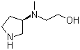structure of CAS# 748766-92-9, (R)-2-(甲基(吡咯烷-3-基)氨基)乙醇