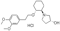structure of CAS# 748810-28-8, 盐酸维那卡兰
