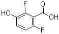 structure of CAS# 749230-32-8, 2,6-二氟-3-羟基苯甲酸