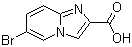 structure of CAS# 749849-14-7, 6-溴咪唑并[1,2-a]吡啶-2-羧酸