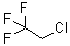 2-Chloro-1,1,1-trifluoroethane molecular structure (CAS 75-88-7)