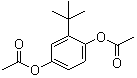 structure of CAS# 7507-48-4, 2-(1,1-Dimethylethyl)-1,4-benzenediol diacetate