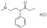 CAS 登录号：7512-06-3, 6-(二甲基氨基)-4-苯基-3-己酮盐酸盐
