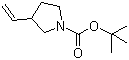 structure of CAS# 753015-96-2, 1-Boc-3-乙烯基吡咯烷