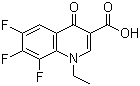 structure of CAS# 75338-42-0, 1-乙基-6,7,8-三氟-1,4-二氢-4-氧代喹啉-3-羧酸