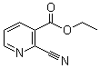 structure of CAS# 75358-90-6, 2-氰基烟酸乙酯