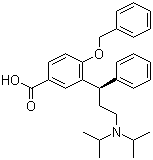 CAS 登录号：754159-68-7, 3-[(1R)-3-[双(1-甲基乙基)氨基]-1-苯基丙基]-4-(苯基甲氧基)苯甲酸