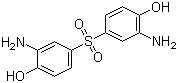 3,3'-Diamino-4,4'-dihydroxydiphenyl sulfone molecular structure (CAS 7545-50-8)