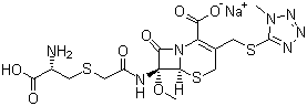 structure of CAS# 75498-96-3, Cefminox sodium