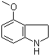 structure of CAS# 7555-94-4, 4-Methoxy-2,3-dihydro-1H-indole