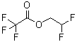 structure of CAS# 7556-84-5, 2,2-二氟乙基三氟乙酸酯