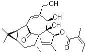 structure of CAS# 75567-37-2, 3-Angeloylingenol