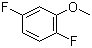 structure of CAS# 75626-17-4, 2,5-二氟苯甲醚