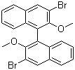 CAS # 75640-69-6, (R)-3,3'-Dibromo-2,2'-dimethoxy-1,1'-binaphthyl