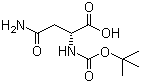 structure of CAS# 75647-01-7, Boc-D-Asparagine