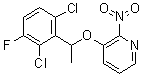 structure of CAS# 756521-08-1, 3-[1-(2,6-二氯-3-氟苯基)乙氧基]-2-硝基吡啶