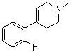 CAS # 75663-55-7, 4-(2-Fluorophenyl)-1,2,3,6-tetrahydro-1-methylpyridine