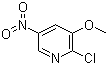structure of CAS# 75711-00-1, 2-氯-3-甲氧基-5-硝基吡啶