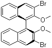 CAS 登录号：75714-60-2, (S)-3,3'-二溴-2,2'-二甲氧基-1,1'-联萘