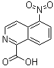 structure of CAS# 75795-40-3, 5-Nitroisoquinoline-1-carboxylic acid