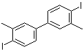 structure of CAS# 7583-27-9, 4,4'-Diiodo-3,3'-dimethylbiphenyl