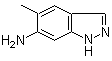 structure of CAS# 75844-28-9, 6-Amino-5-methylindazole