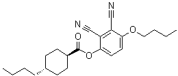 CAS 登录号：75941-46-7, 反式-4-丁基环己烷羧酸 4-丁氧基-2,3-二氰基苯基酯