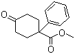 structure of CAS# 75945-90-3, 4-羰基-1-苯基环己羧酸甲酯
