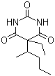 Pentobarbitone molecular structure (CAS 76-74-4)