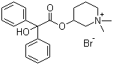 structure of CAS# 76-90-4, Mepenzolate bromide