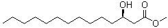 structure of CAS# 76062-97-0, (3R)-3-羟基十四烷酸甲酯