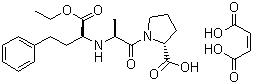 structure of CAS# 76095-16-4, 马来酸依那普利