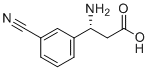 structure of CAS# 761396-82-1, (R)-3-Amino-3-(3-cyanophenyl)propanoic acid