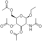 CAS # 76155-50-5, Ethyl 2-acetamido-2-deoxy-beta-D-glucopyranoside triacetate, Ethyl 2-(acetylamino)-2-deoxy-beta-D-glucopyranoside-3,4,6-triacetate
