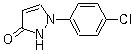 structure of CAS# 76205-19-1, 1-(4-Chlorophenyl)-2H-pyrazolin-3-one