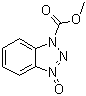 structure of CAS# 76266-27-8, 1H-苯并三唑-1-羧酸甲酯 3-氧化物