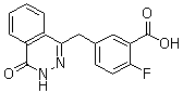 structure of CAS# 763114-26-7, 2-氟-5-(4-氧代-3,4-二氢酞嗪-1-甲基)苯甲酸